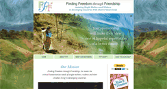 Desktop Screenshot of finding-freedom-through-friendship.org