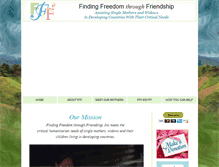 Tablet Screenshot of finding-freedom-through-friendship.org
